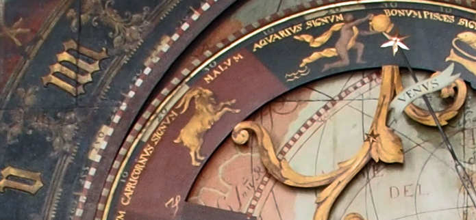 Astronomische Uhr im Dom zu Münster (Ausschnitt)